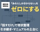 フロー図、タスク一覧を作成します ＜属人化業務を可視化しシステム導入、マニュアル化の土台を作る イメージ1