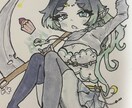 MVなどの1枚絵をアナログで描きます 私とぜひ一緒に作品作りませんか？ イメージ4