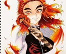 色紙にご希望のキャラクターを描きます コピックで色紙に鮮やかに仕上げます。 イメージ3