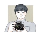 透明感のあるおしゃれで可愛い似顔絵描きます ほっこり可愛い！個性的な似顔絵で注目を集めませんか？ イメージ2