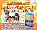 パパママ応援】撮りっぱなし動画のカット編集します 【3,000円でポッキリ】不要シーンのカット&動画繋げます イメージ1