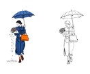 商用OK！おしゃれで繊細な線画イラスト制作します SNS・広告・雑誌向けも対応！ イメージ4