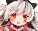 透明感のあるアイコン描きます SNSやゲームで使えます。美少女系が得意です！ イメージ2