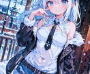 可愛い女の子のイラスト販売します 視覚からのキュンをお求めな方へどうぞ イメージ1