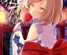 厚塗り風！綺麗で可愛くも大人っぽいイラスト描きます アイコン、サムネイル、一枚絵、夢絵など イメージ4