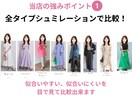 シュミレーション多数！顔タイプ診断いたします 細かなお顔分析やアイテム紹介あり☆ イメージ3