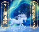 7日間連続＊対人関係＊いつも辛い思いを軽くします 複雑な対人関係・人間関係、丁寧に波動調整・改善いたします イメージ1