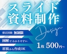 スライド資料制作｜情報も、想いもととのえます セミナー・講座・プレゼンスライド資料を制作します イメージ1