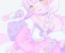 儚くてかわいい少女のイラストお描きします 淡くてあまい世界観を表現◎ゆめかわいい雰囲気に イメージ7
