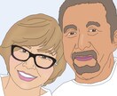 女性らしい色づかいで似顔絵描きます お客さまの雰囲気にあったカラーでイラストを作成いたします！ イメージ2