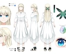 キャラクターデザインします 三面図制作のみもOK！あなただけのキャラクターを作ります！ イメージ4