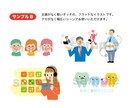 シーンに合った親しみあるシンプルイラスト作ります 〈商用利用可〉こんなイラスト欲しいな、を形に！ イメージ4