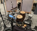 パーカッション録音、レコーディングします 現役ミュージシャンがコンガやカホン等宅録承ります！ イメージ5