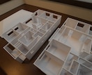 図面から住宅模型を3Dプリントします 建築前に、間取り、動線など、確認しておきたい方、ぜひ！ イメージ2