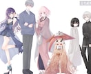 TRPG用の全身立ち絵を描きます 可愛い女の子、かっこいい男の子の全身立ち絵描きます！！ イメージ2
