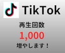 TikTok "再生回数"増やします 最小１００～OK！振り分けも対応可！ イメージ1