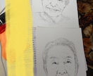 まずお写真を送付頂き克明な着彩似顔絵を描きます 写真を元にペン・鉛筆・水彩などを画用紙に克明に描画致します。 イメージ4