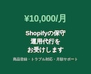 Shopifyの保守・運用代行をお受けします 商品登録・デザイン調整・トラブル対応を月額でサポート イメージ1