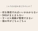 SNS発信とビジネス導線を整理します 起業女性の発信と導線を一緒に脳内整理します イメージ2