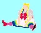 最短当日仕上げ、シンプルな似顔絵を描きます 3色だけ使うシンプルなデザインです イメージ6