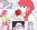 可愛くて美しい絵を提供致します 可愛いくて、綺麗な絵のアイコンやヘッダーなどはいかがですか? イメージ3