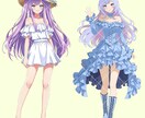 IRIAM等の立ち絵作成します 少女漫画っぽいイラストを描きます!! イメージ1