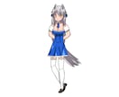修正5回まで・胸上または全身立ち絵描きます X、YouTube、インスタなど色んな用途で使用可能です イメージ6