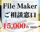 ファイルメーカーの開発についてアドバイスします FileMaker開発のビデオチャット相談窓口！ イメージ1