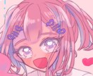 アイコンサイズの可愛いイラストかきます SNSのアイコンに！正方形サイズのイラストです。 イメージ2