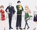 ゲームなどで使用する立ち絵イラストを描きます 男性、女性キャラクターどちらもOK イメージ4