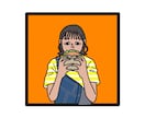 AIっぽくない手描きアイコン作成します 親しみやすく印象に残るSNSアイコンを制作します イメージ2