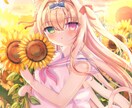 かわいい女の子のイラスト描きます SNSのアイコン、ヘッダー、同人イラスト。かわいい絵を♪ イメージ2