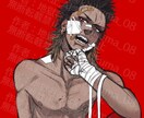 かっこいい男の【アイコン、ヘッダー】制作します 不良漫画みたいなかっこいい男を描きます！ イメージ4