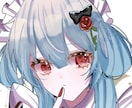 可愛らしいアイコンお描きします キラキラした目が特徴のイラストが得意です！ イメージ1
