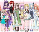 Vtuberキャラデザ〜モデリングまで制作します ざっくりイメージでもまずはお気軽にご相談ください！ イメージ3