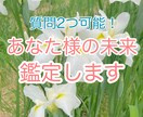 質問2つ♡最良のご選択の一助に！未来鑑定します 安心価格♡無限の可能性を掴み取る！選択や挑戦の参考に⭐︎ イメージ1