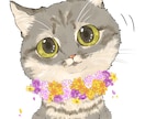 かわいい動物･ペット×ファッションイラスト描きます 動物に小物やお菓子を着飾ります☆好きな生き物 イメージ4