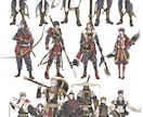 古今・和洋中の人物をデザインします キャラクターデザイン（立ち絵・衣装差分など） イメージ4