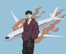 デジタルイラストを描きます 男のキャラクターが描けます！アイコン、壁紙など イメージ1