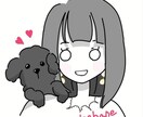 最短1日☆シンプル似顔絵を描きます 特徴を絶妙に捉えた人、ペットをかわいく描きます！ イメージ1