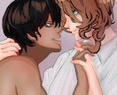 アイコン、イラスト、一枚絵、同人、BL描きます アイコン、歌ってみた用イラスト、オリジナル、版権、BL イメージ1