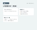 LPの反応が悪い原因を診断し修正コピーも出します 離脱の原因と直し方をセットでお渡しします イメージ2