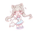 ゆるっとかわいい動物イラスト描きます もちもちゆるかわなあなただけのイラストをお描きします イメージ6