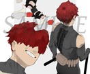 スタイリッシュ！なイラストを描きます 躍動感のある唯一無二のキャラクターイラストはいかがですか？ イメージ2
