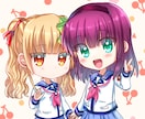 軽いタッチのアイコンお描きします 納品まで最短半日！！(∩^o^)⊃━☆ﾟ.*･｡ イメージ3