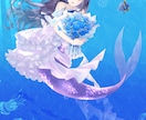 記念用一枚絵・立ち絵・三面図制作します 設定画から一枚絵まで幅広く対応可能です イメージ7