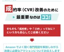 やるべきことを整理して、不安な気持ちを軽くします 【Amazon商品ページ改善】ASINの分析・成長サポート イメージ6