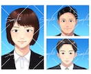 他と差がつく！個性的でユニークなアイコン制作します 用途さまざま！オシャレで映える！オリジナル証明写真風イラスト イメージ8