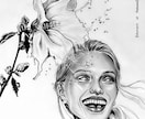 躍動的な人物・小物・ファッションイラストを描きます 余白と躍動を描くartwork。 イメージ1
