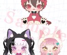 ちょこんとした可愛らしいSDイラスト描きます ふわもこケモノな量産SDイラストで可愛いグッズ作れちゃう♥️ イメージ2